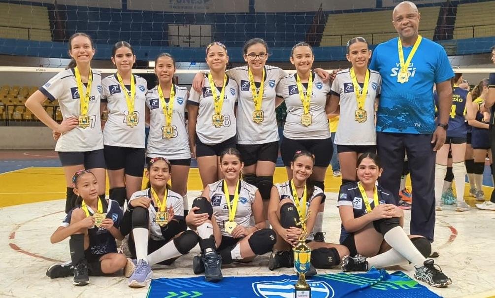 Escola Sesi é campeã do Sub-13 Feminino na Copa Pantanal metropolitana 2026