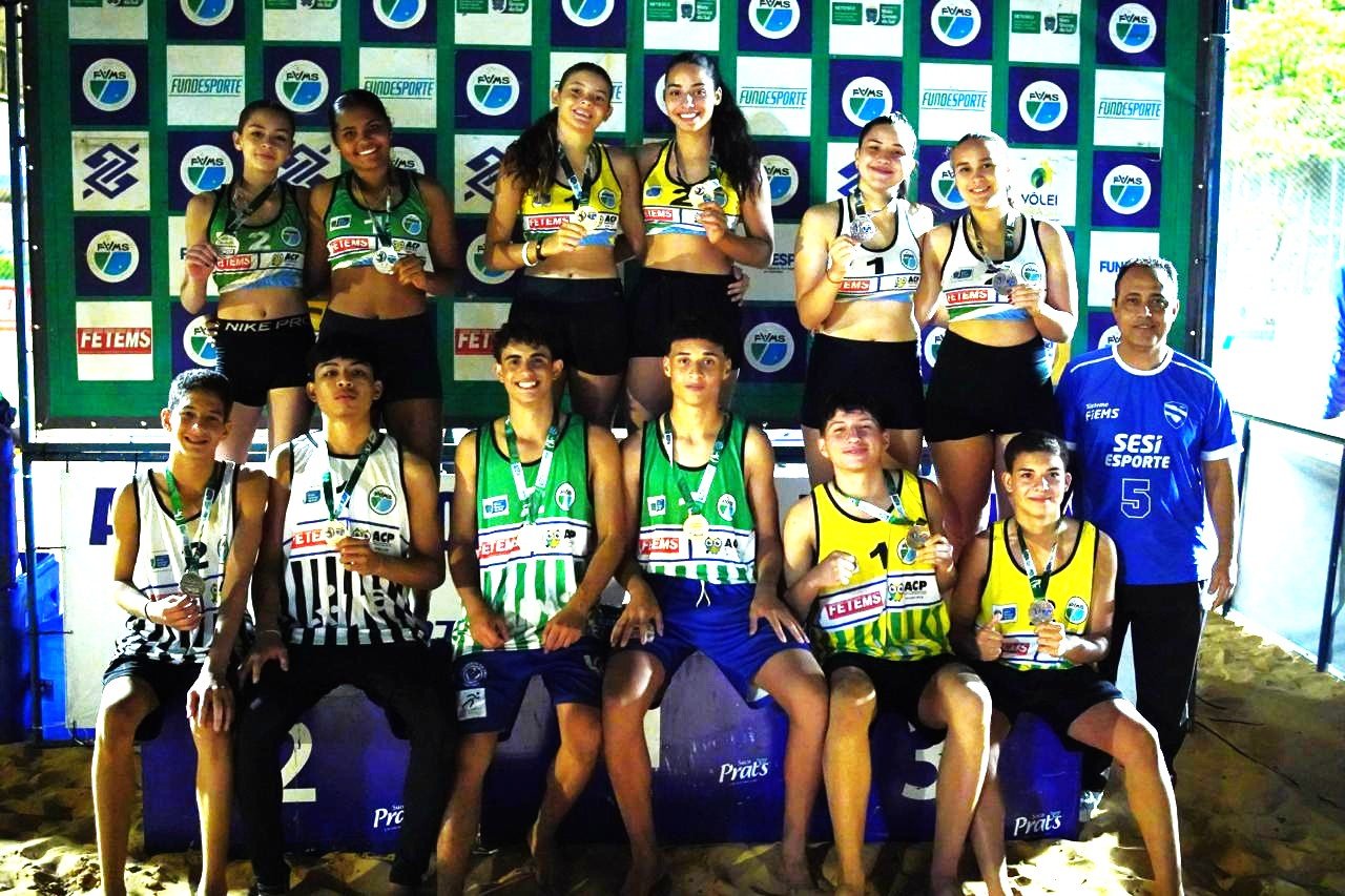 CIRCUITO ESTADUAL DE VÔLEI DE PRAIA DEFINE CAMPEÕES SUB 17