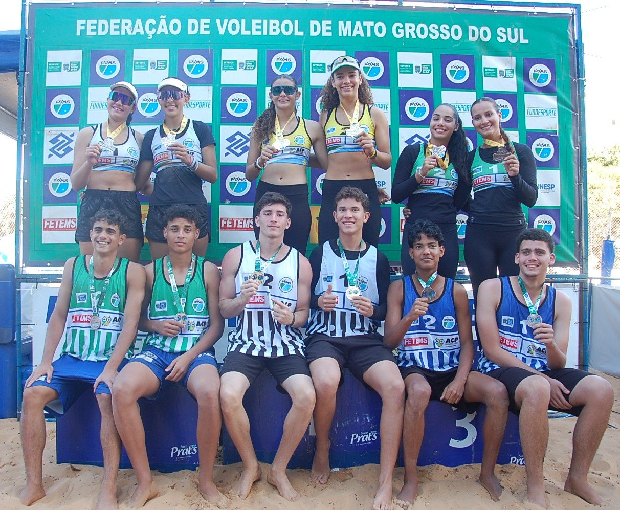 CIRCUITO ESTADUAL DE VÔLEI DE PRAIA DEFINE CAMPEÕES NA CATEGORIA SUB 18